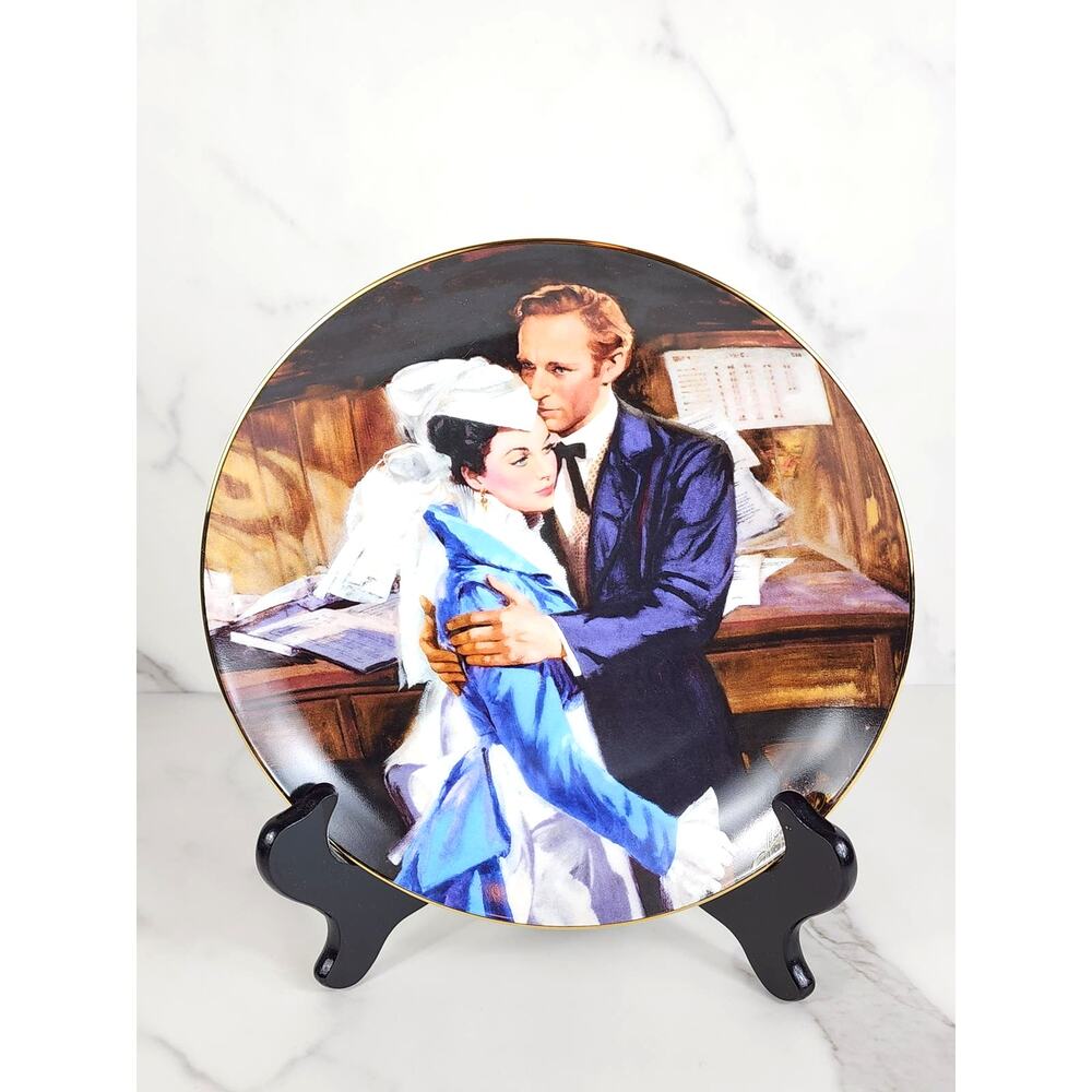 A Question Of Honor Gone With The Wind Year 1989 Fine China 8 1/2" Plate Vtg